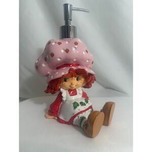 Strawberry Shortcake Ceramic Lotion / Soap Dispenser – Vintage Style – NEW!
